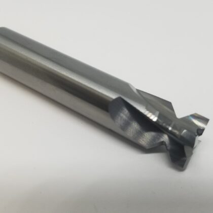 PT864806 | 0.2060" Diameter x 2-1/2" Cutter Width x 1/4" Shank x 2-1/2" OAL Uncoated Coated Solid Carbide Picatinny Recoil Groove End Mill